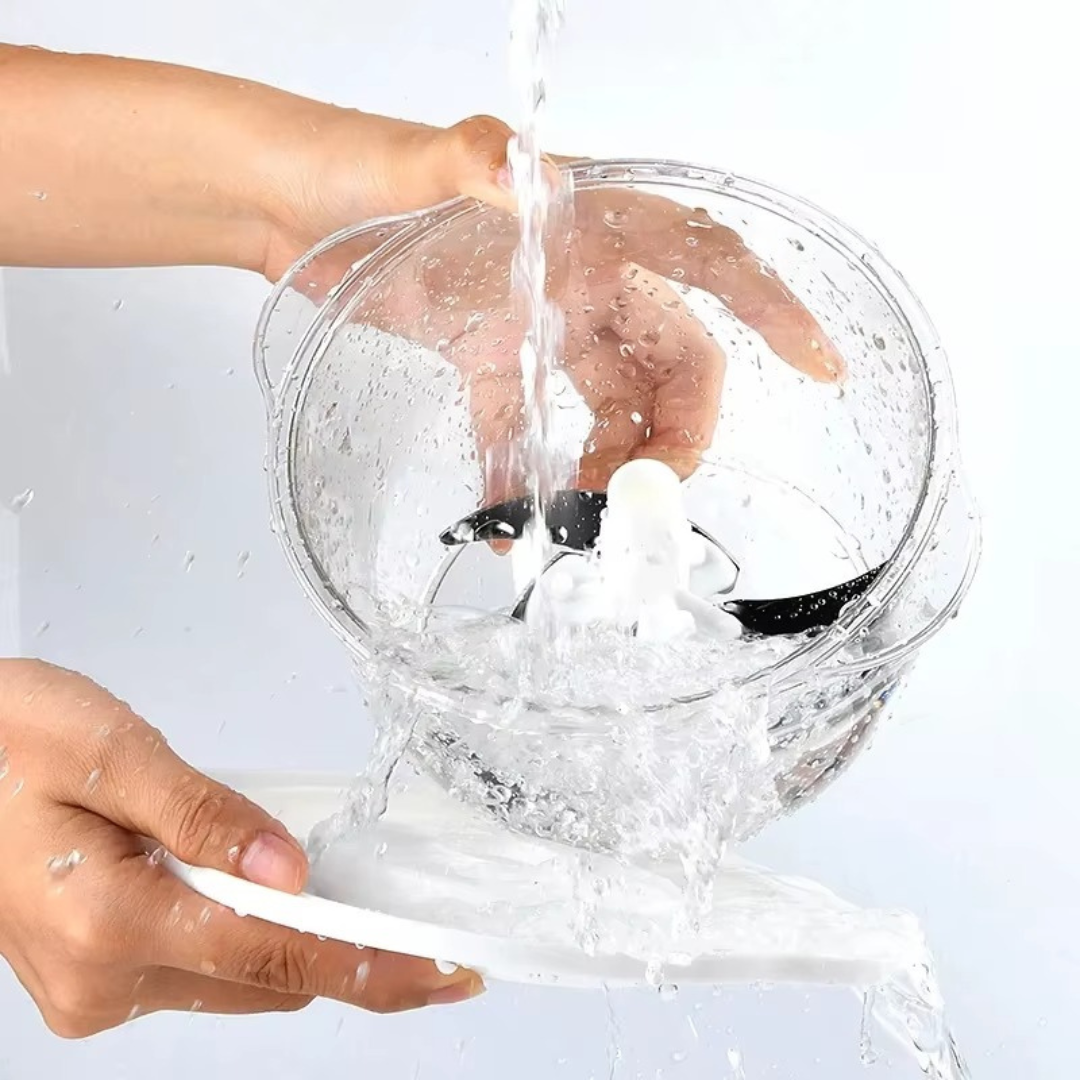 TritaChef 4D™ – Tritatutto Manuale a Pressione (Lame Inox)