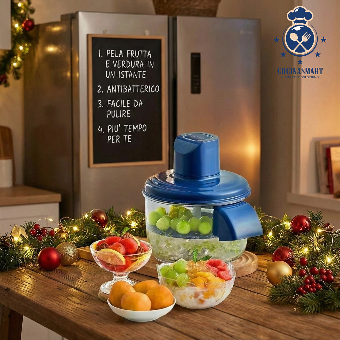 Sbuccia Facile - Pelafrutta e verdura automatico. Sbucciatura senza sforzo