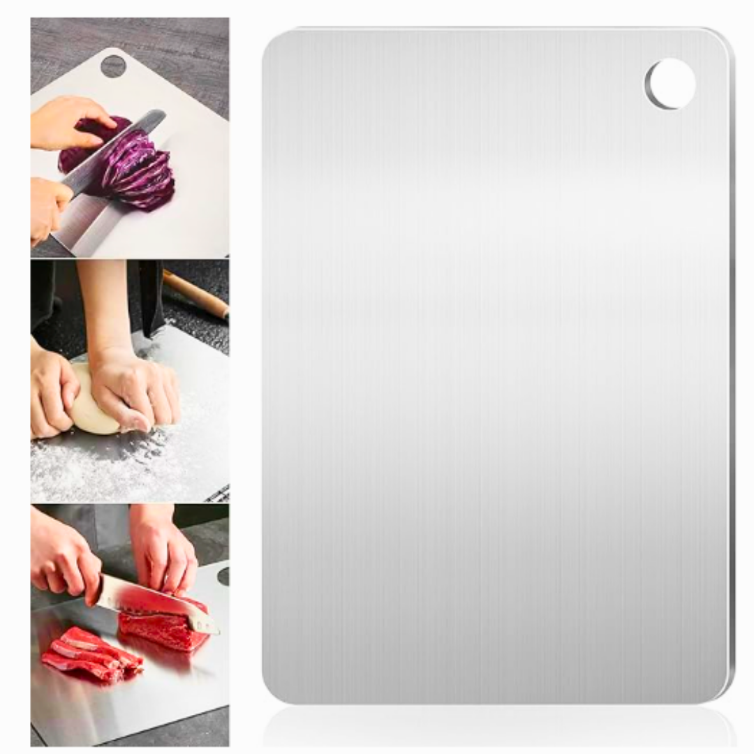 PureSteel™ – Il Tagliere in Acciaio Inox Antibatterico