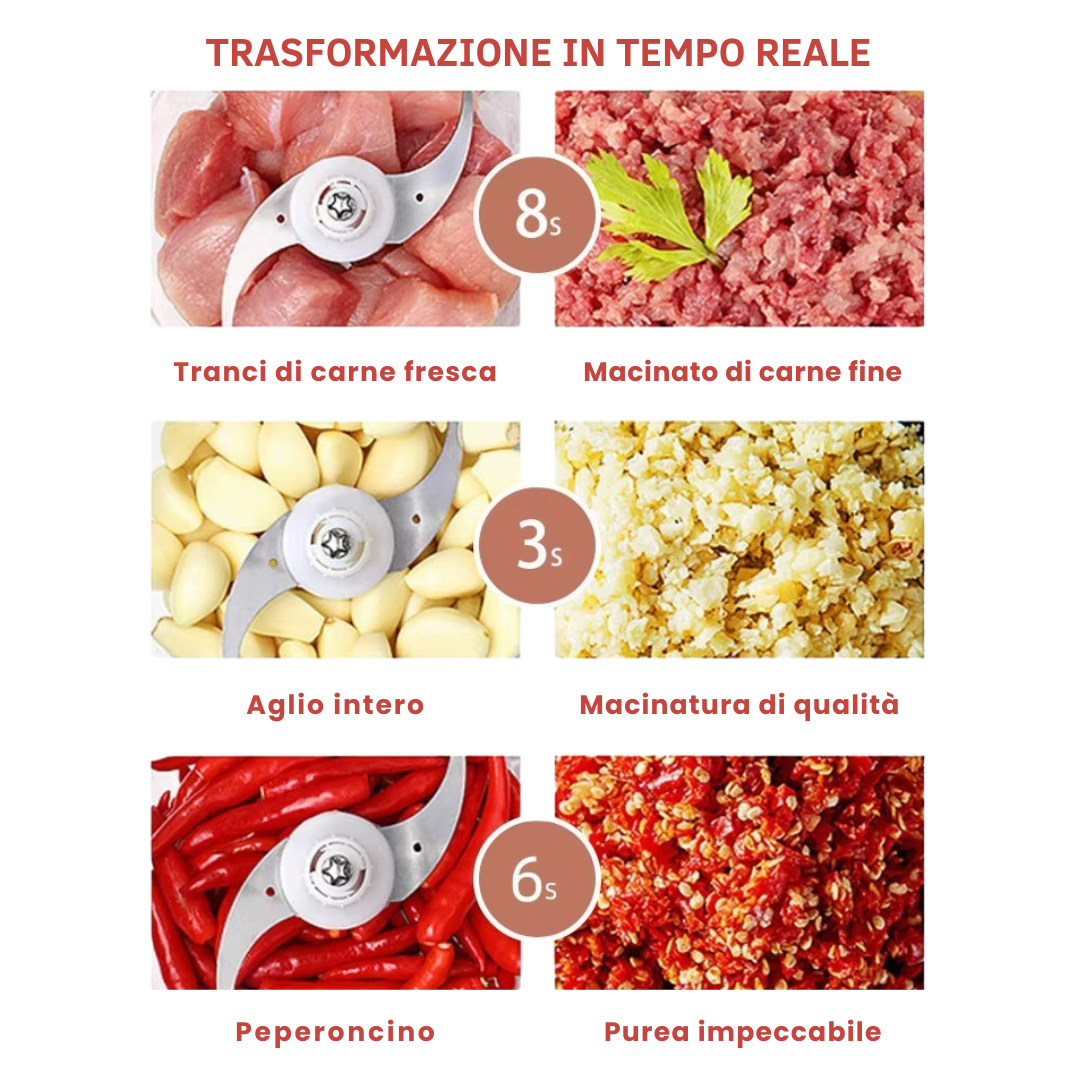 TritaChef 4D™ – Tritatutto Digitale 3L