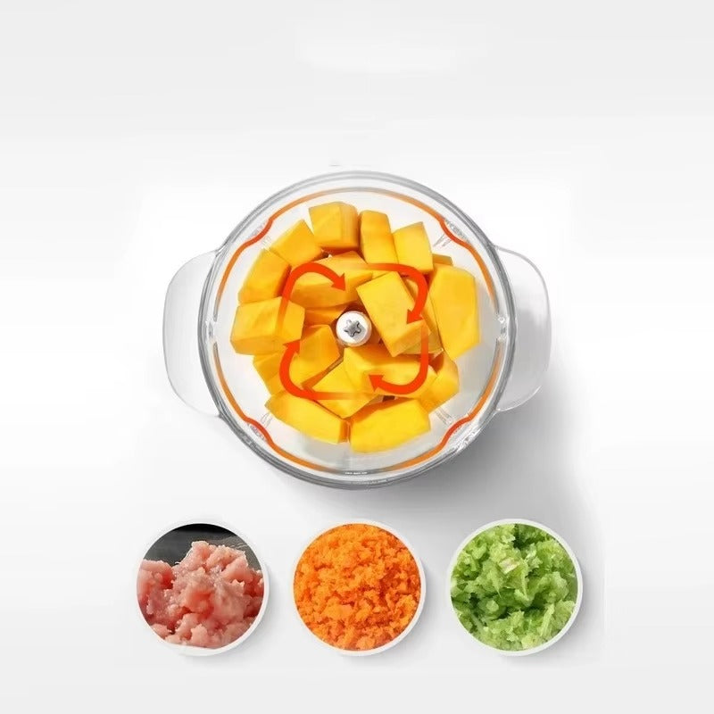 TritaChef 4D™ – Tritatutto Manuale a Pressione (Lame Inox)